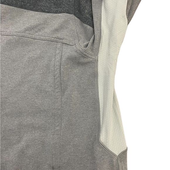Lululemon Men’s Large Full Zip Grey Two Tone Hoodie Sweatshirt - Picture 3 of 7